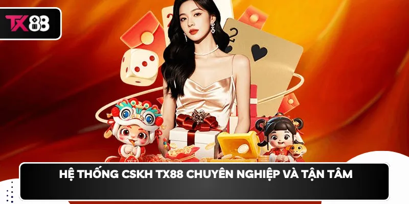 Hệ thống CSKH TX88 chuyên nghiệp và tận tâm